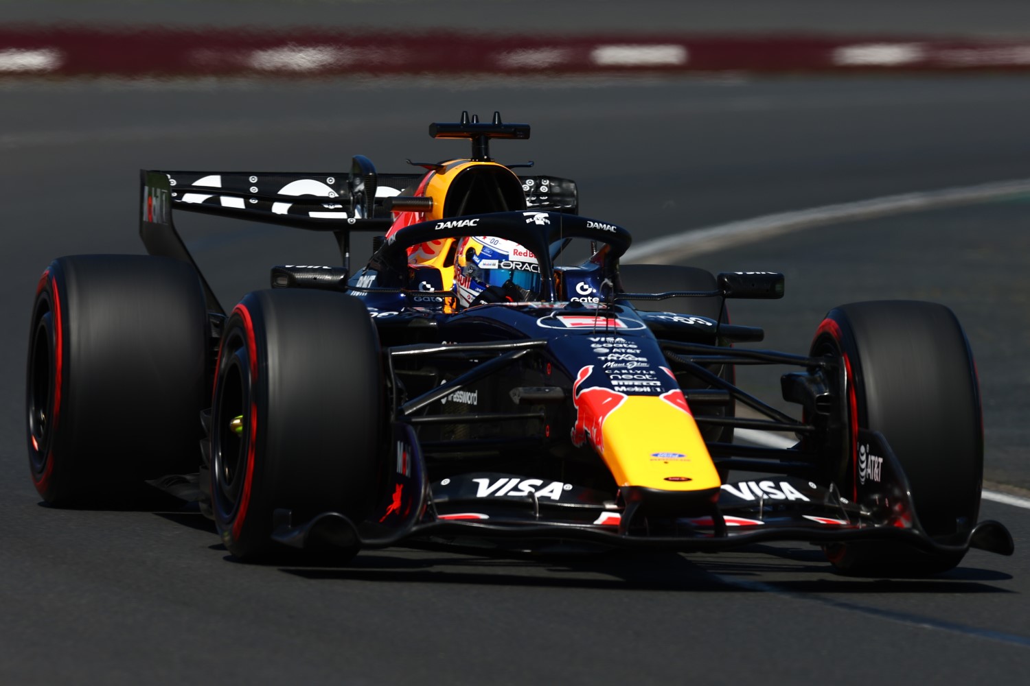 Max Verstappen of the Netherlands driving the (3) Oracle Red Bull Racing RB22 Red Bull Ford on track during practice ahead of the F1 Grand Prix of Australia at Albert Park Grand Prix Circuit on March 06, 2026 in Melbourne, Australia. (Photo by Joe Portlock/Getty Images) // Getty Images / Red Bull Content Pool //