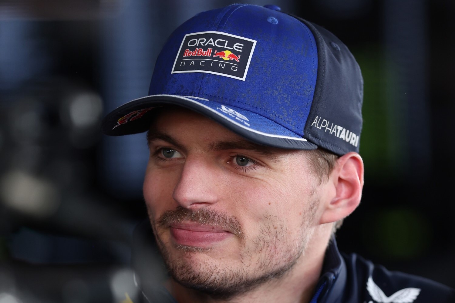 Eleventh placed qualifier Max Verstappen of the Netherlands and Oracle Red Bull Racing is interviewed during qualifying ahead of the F1 Grand Prix of Japan at Suzuka Circuit on March 28, 2026 in Suzuka, Japan. (Photo by Peter Fox/Getty Images) // Getty Images / Red Bull Content Pool // SI202603280313 //