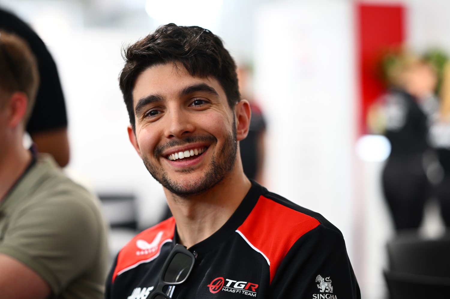 Esteban Ocon of France and Haas F1 looks on during previews ahead of the F1 Grand Prix of Miami at Miami International Autodrome on April 30, 2026 in Miami, Florida. (Photo by Guido De Bortoli/LAT Images for Haas)