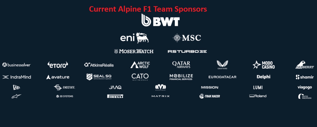 Alpine Sponsors