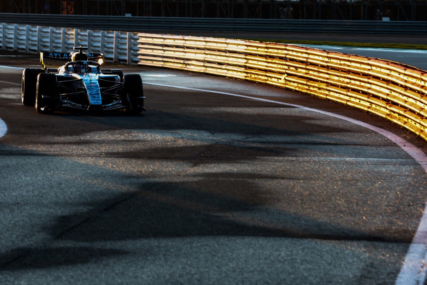 Alexander Albon of Thailand driving the (23) Williams FW48 Mercedes on track during the Atlassian Williams F1 Team Shakedown at Silverstone Circuit on February 04, 2026 in Northampton, England. (Photo by Peter Fox/Getty Images for Williams)