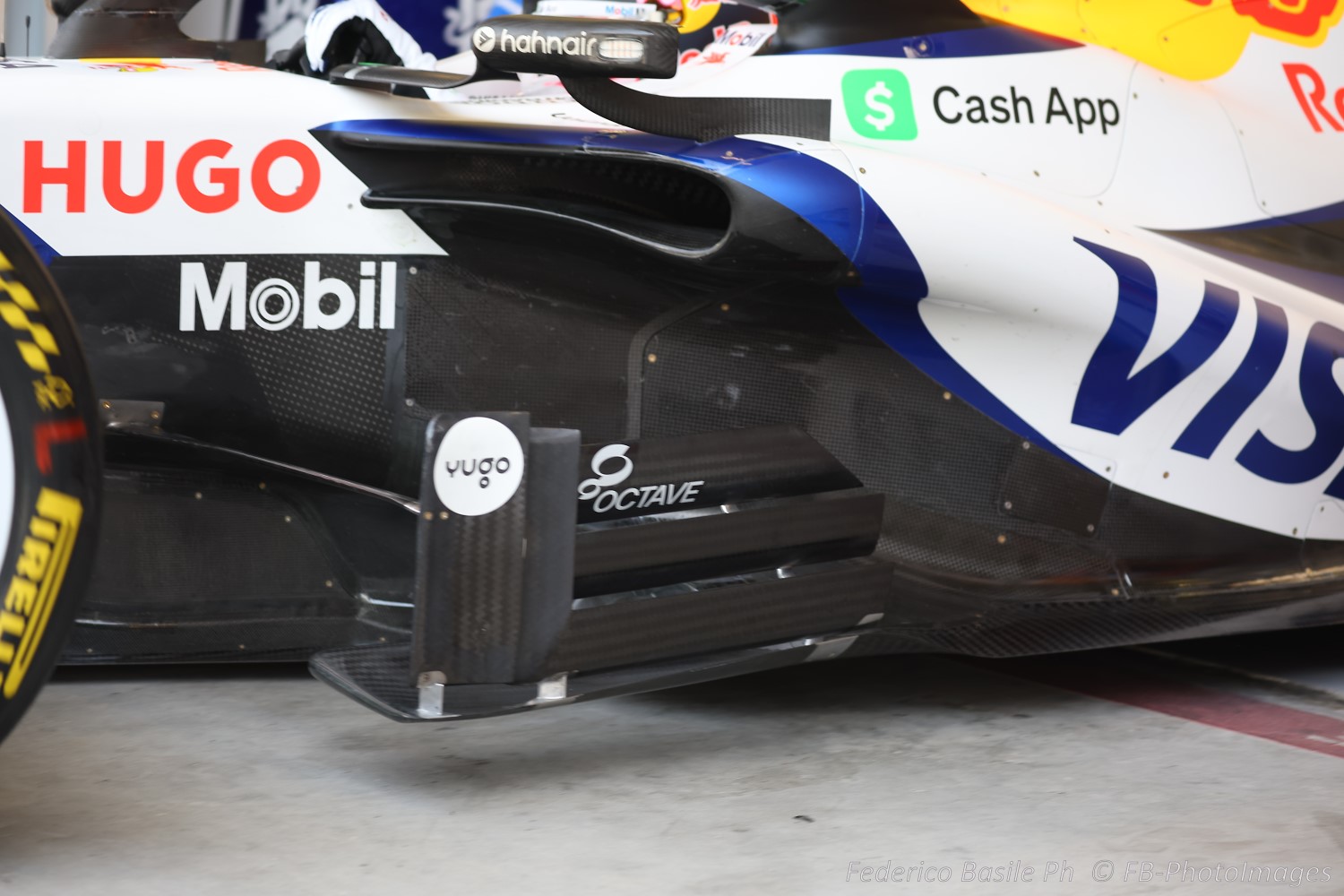 Visa Cash App sidepod detail