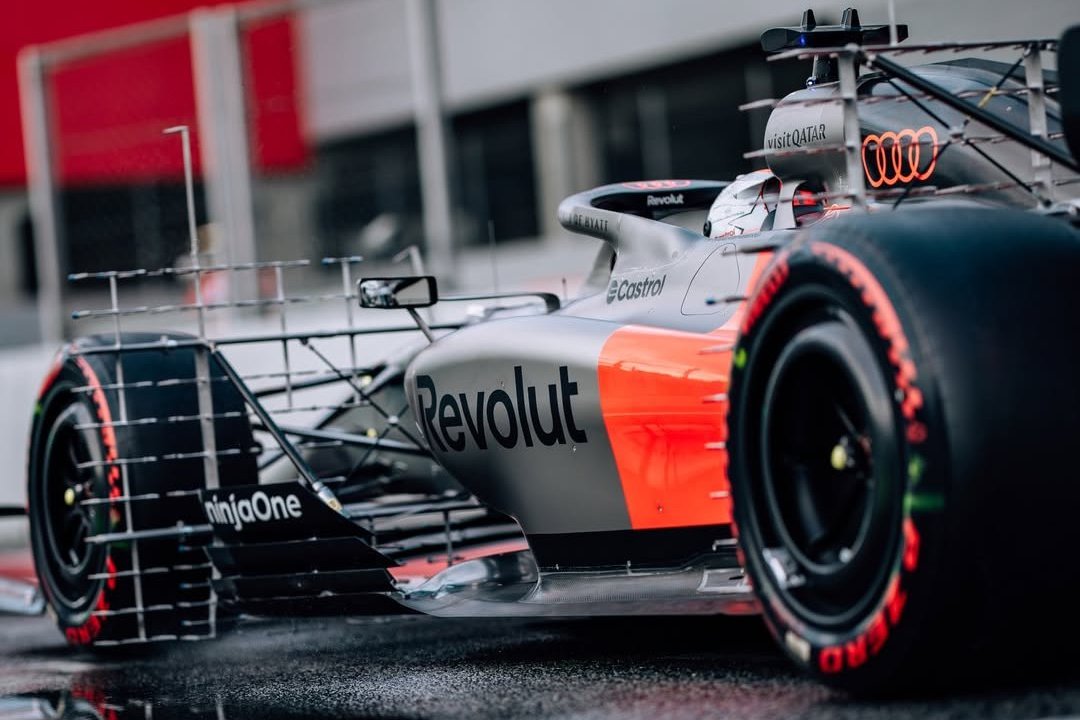 2026 Formula 1 Preseason Test in Barcelona. Image supplied by the Audi F1 Team
