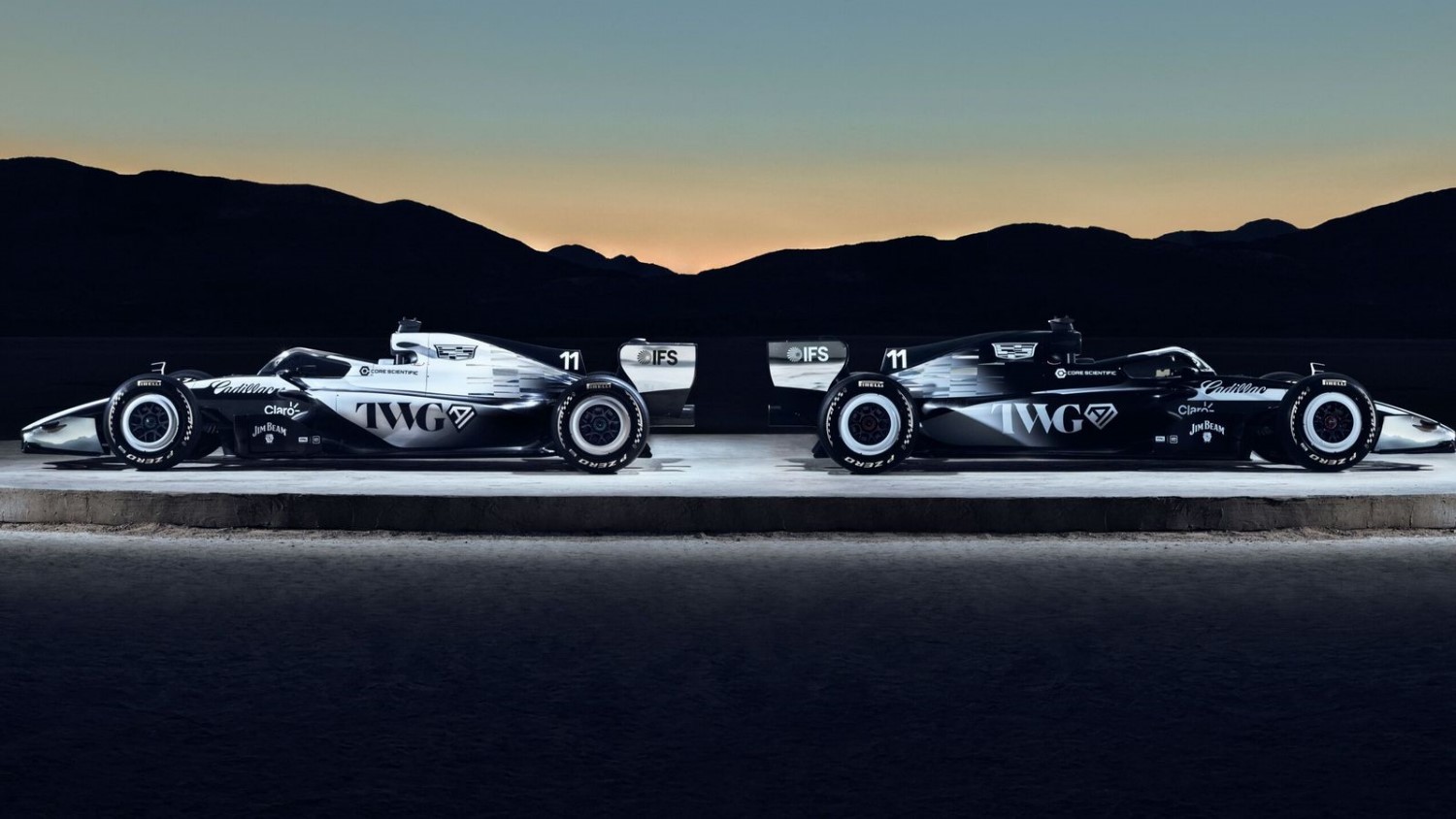 Dual Colors. The Cadillac Formula 1 Team unveiled their 2026 livery during the Super Bowl during the 4th quarter of the game. Photo by: Cadillac Communications