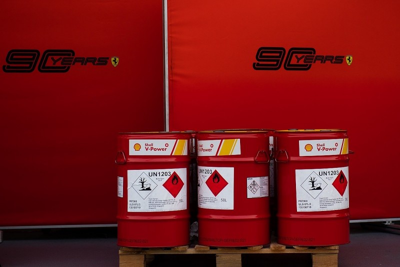 Ferrari F1 fuel containers