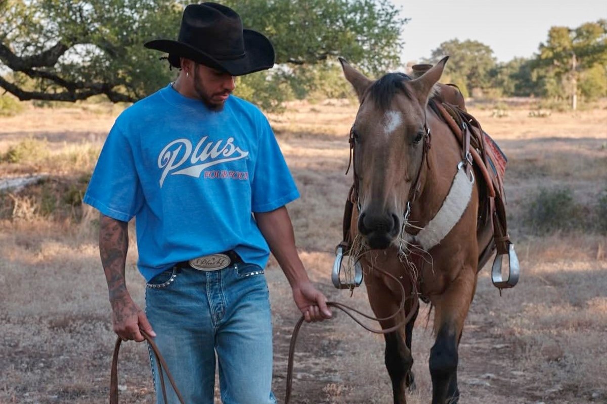 Lewis Hamilton Horseback Riding before the 2026 Chinese GP