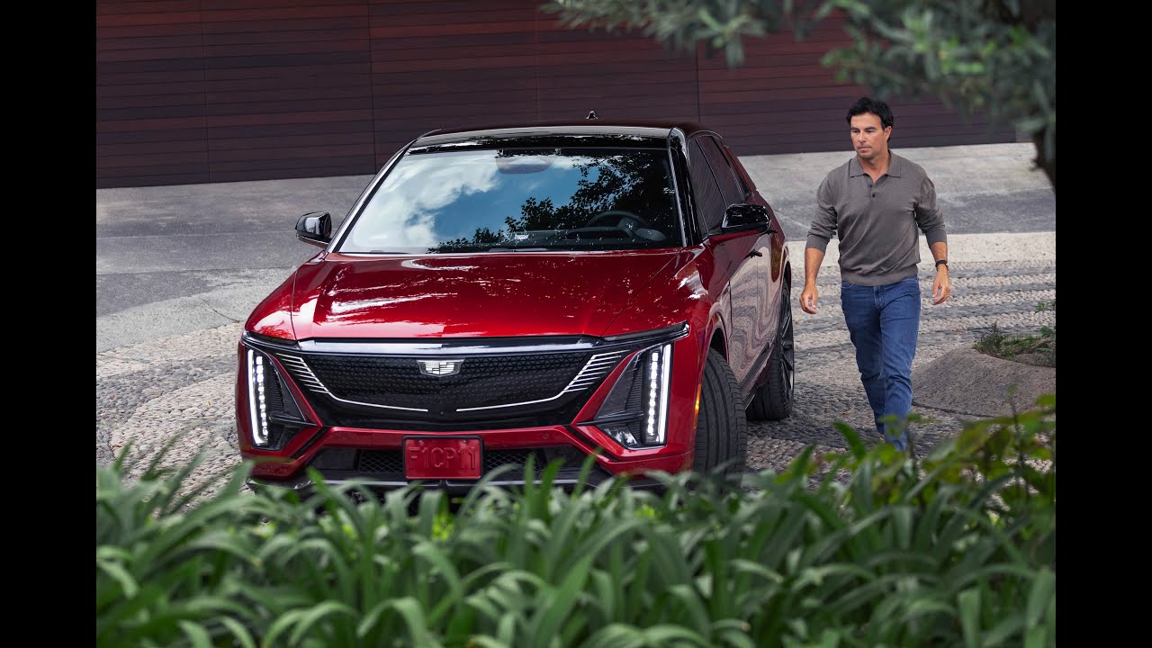 Checo Pérez Stars In First 2026 Cadillac Lyriq-V Video Ad