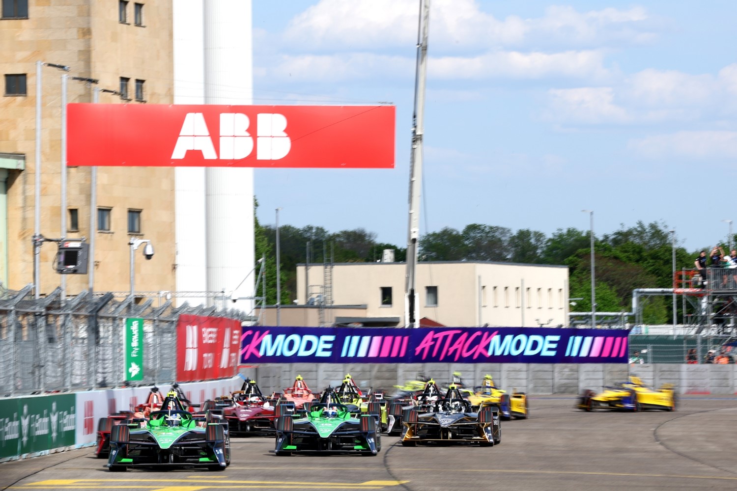 Joel Eriksson of Sweden driving the (14) Envision Racing Jaguar I-TYPE 7 on track during the Berlin E-Prix, Round 8 of the 2026 FIA Formula E World Championship at Tempelhof Airport Circuit on May 03, 2026 in Berlin, Germany. (Photo by Simon Galloway/LAT Images for Formula E)
