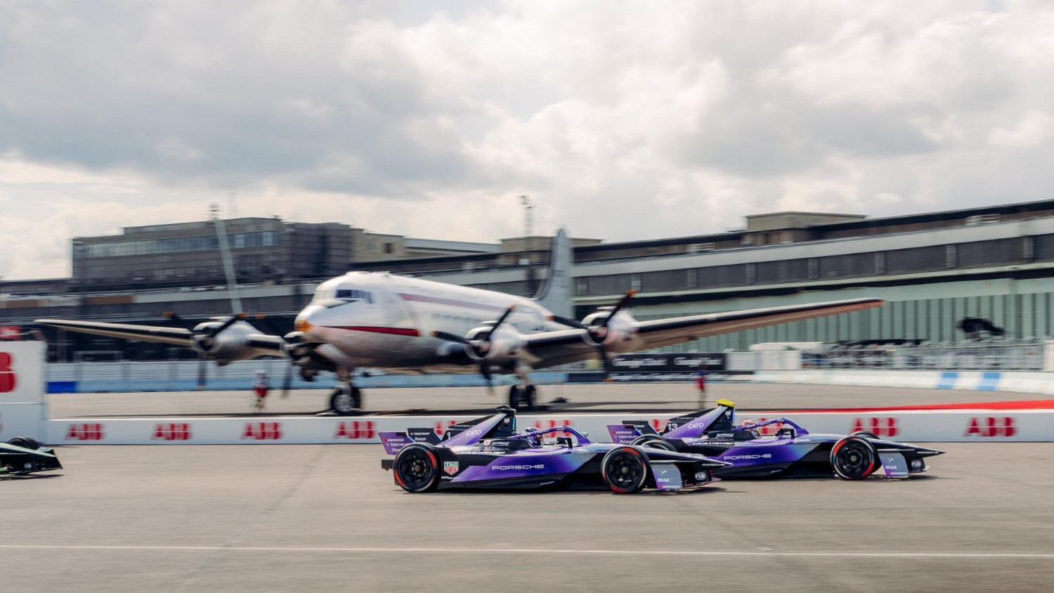 Porsche celebrates 75 years of motorsport at home E-Prix in Berlin. Image supplied by Porsche