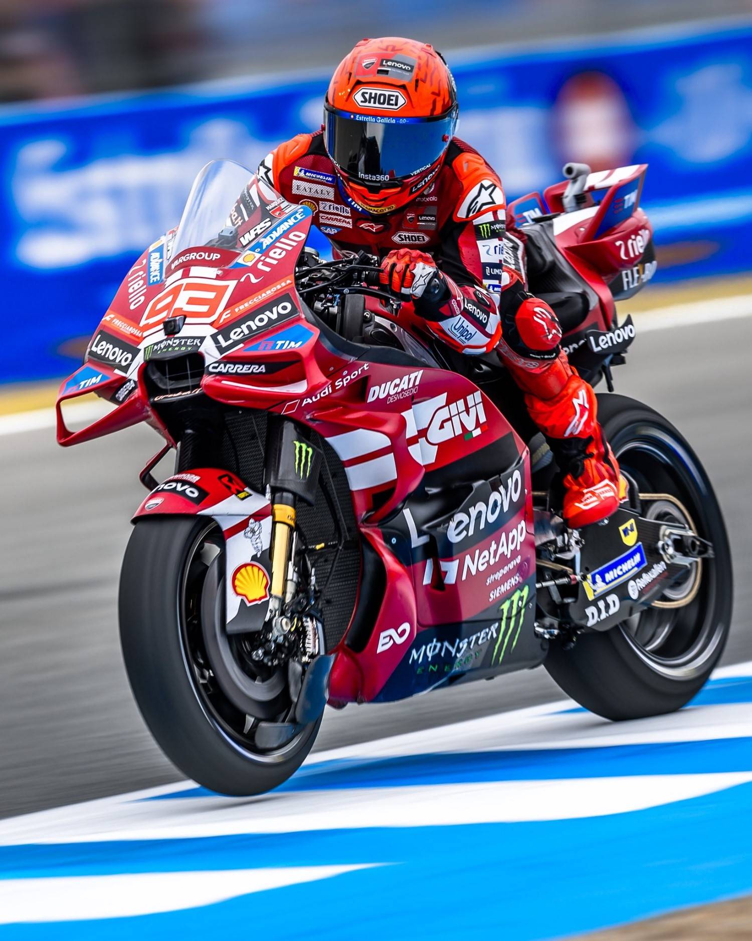 Marc Marquez. Image supplied by Ducati