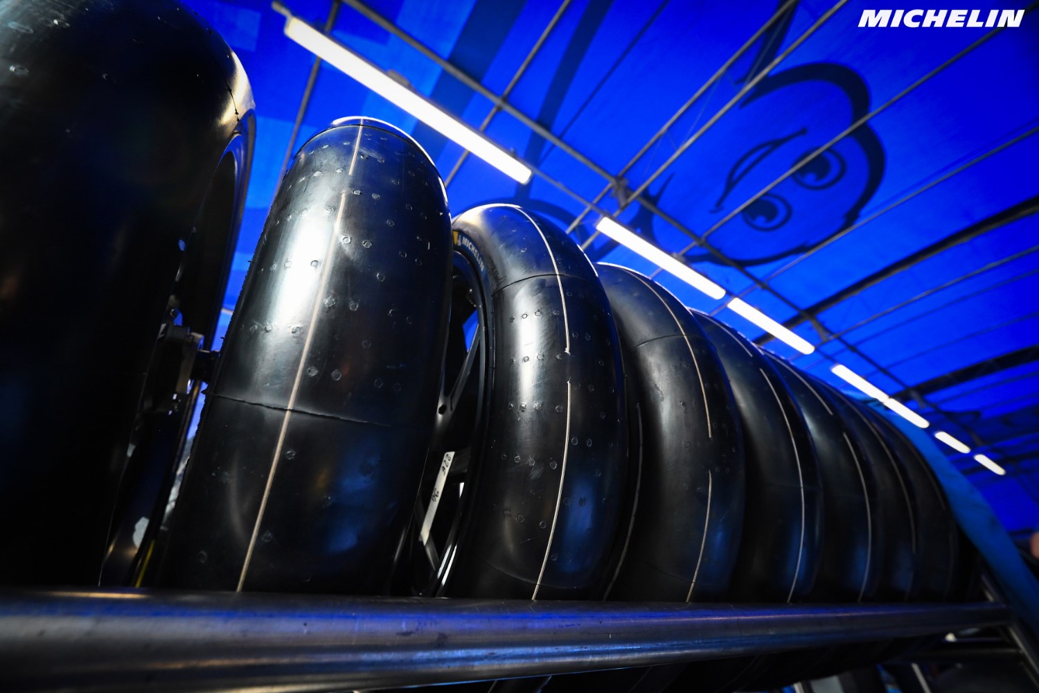 Michelin MotoGP Tires. Image supplied by Michelin
