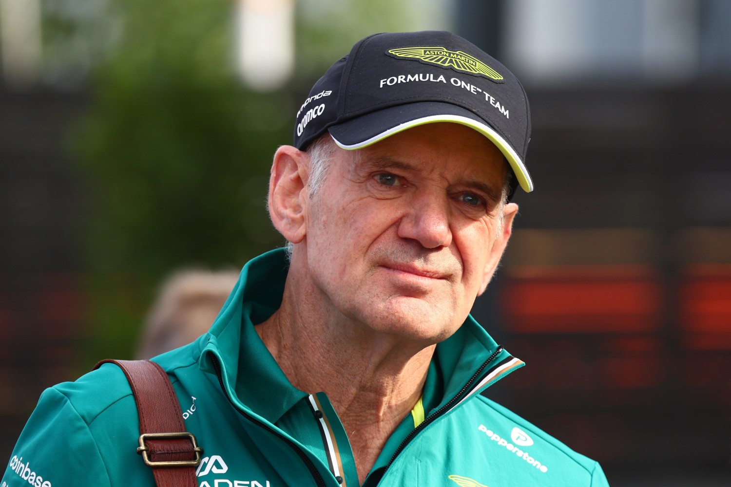 Adrian Newey, Team Principal of Aston Martin F1 Team arrives in the Paddock during previews ahead of the F1 Grand Prix of Australia at Albert Park Grand Prix Circuit on March 05, 2026 in Melbourne, Australia. (Photo by Joe Portlock/Getty Images for Aston Martin)