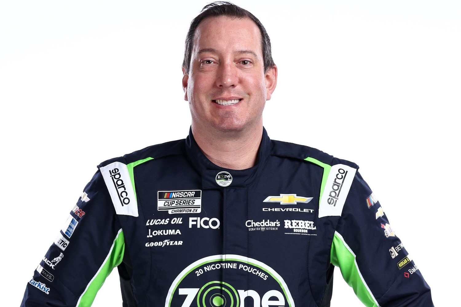 Kyle Busch poses for a photo during NASCAR Production Days at Charlotte Convention Center on January 20, 2026 in Charlotte, North Carolina. (Photo by Chris Graythen/Getty Images for NASCAR)