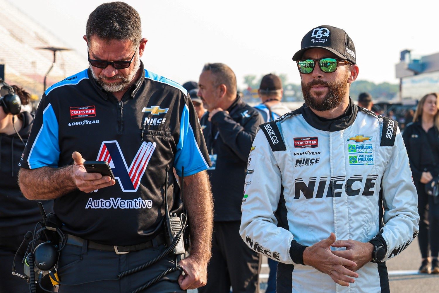 Ross Chastain (R). Image supplied by Niece Motorsports