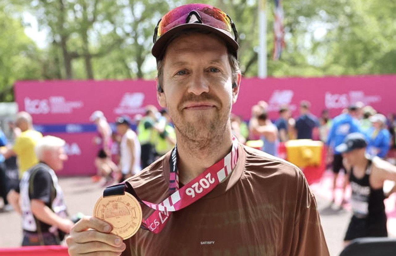 Sebastian Vettel, 2026 London Marathon