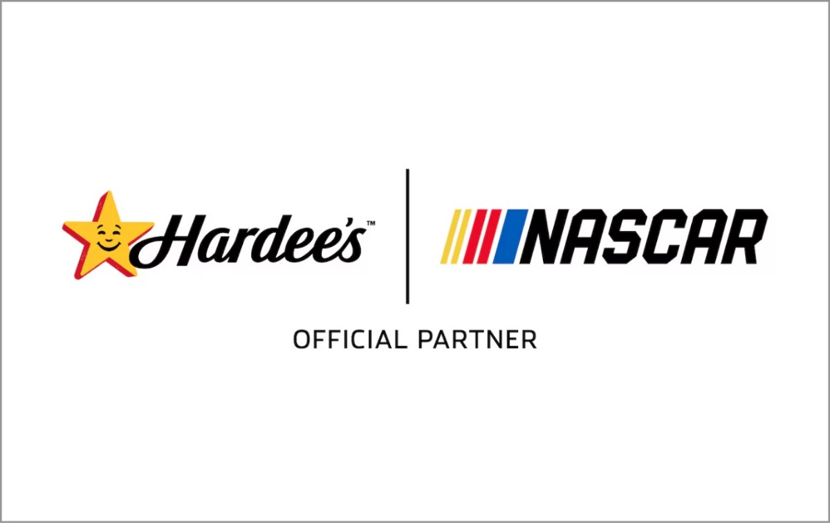 NASCAR and Hardees. Image supplied