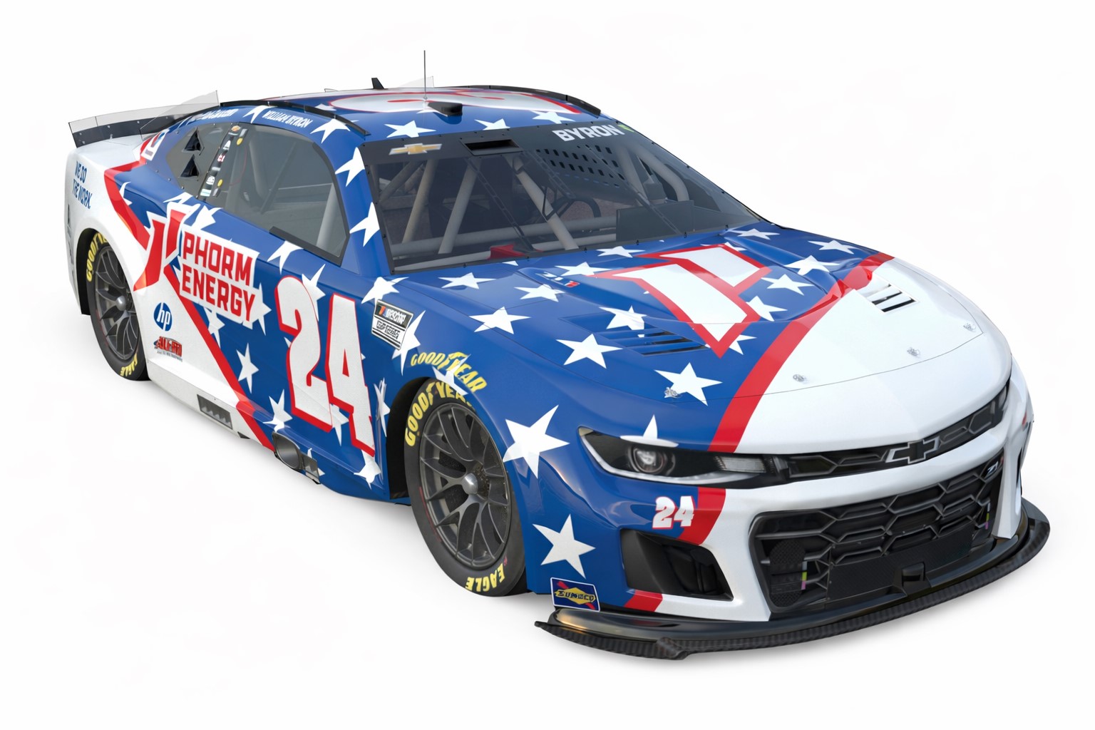 William Byron Phorm Energy Livery for Talladega. Image Supplied