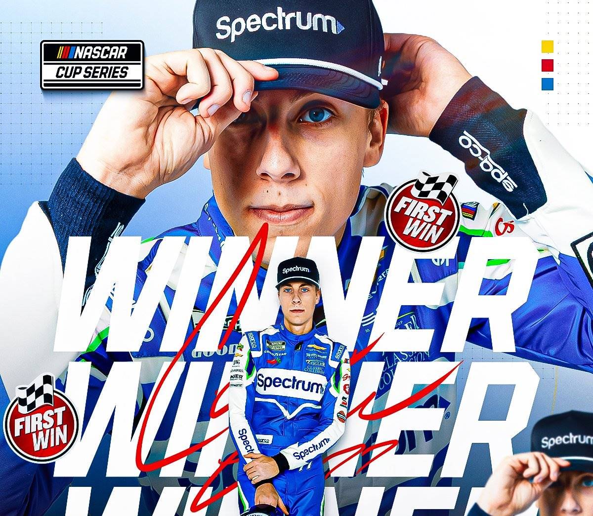 Carson Hocevar wins Talladega Cup race wreckfest