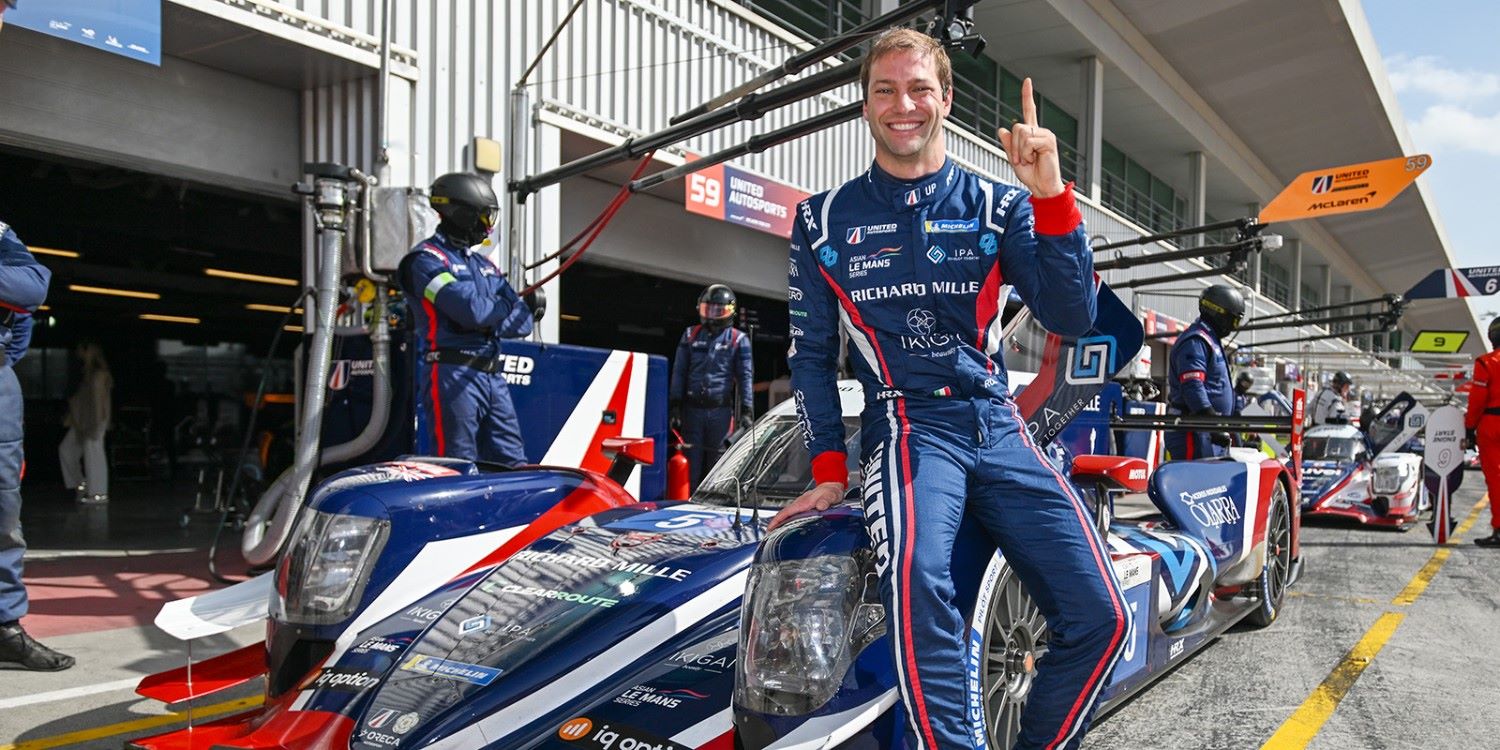 Giorgio Roda took the top spot for both races in UAE, with two fastest laps in tricky track conditions at the Dubai Autodrome