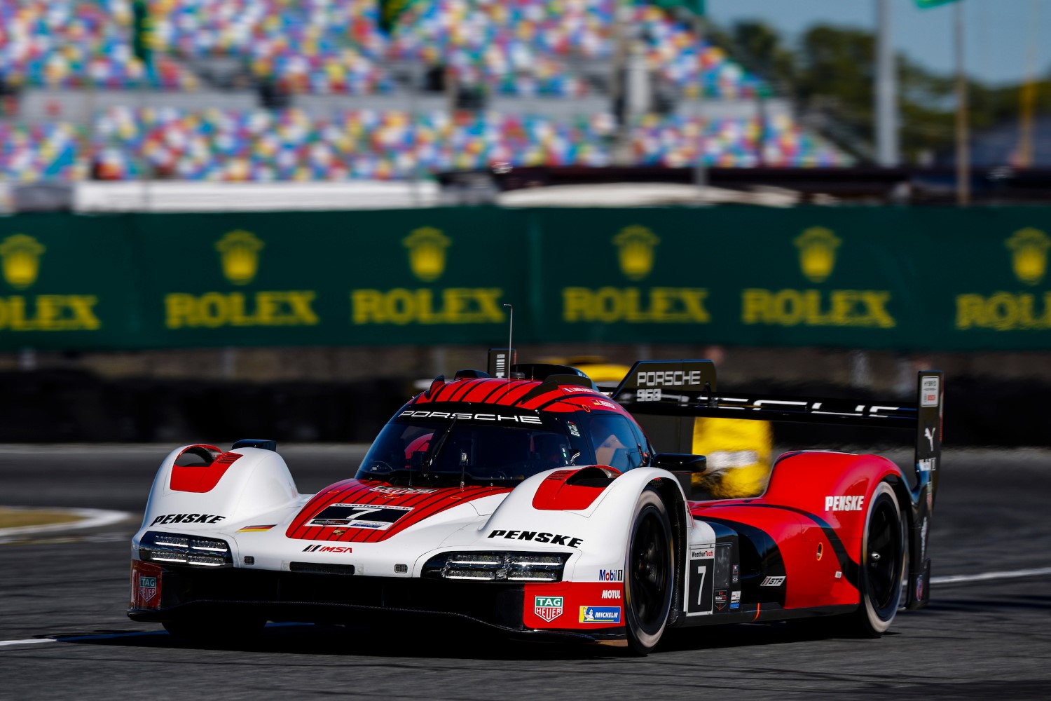 #7: Porsche Penske Motorsport, Porsche 963, GTP: Felipe Nasr, Julien Andlauer, Laurin Heinrich. LAT Image for IMSA