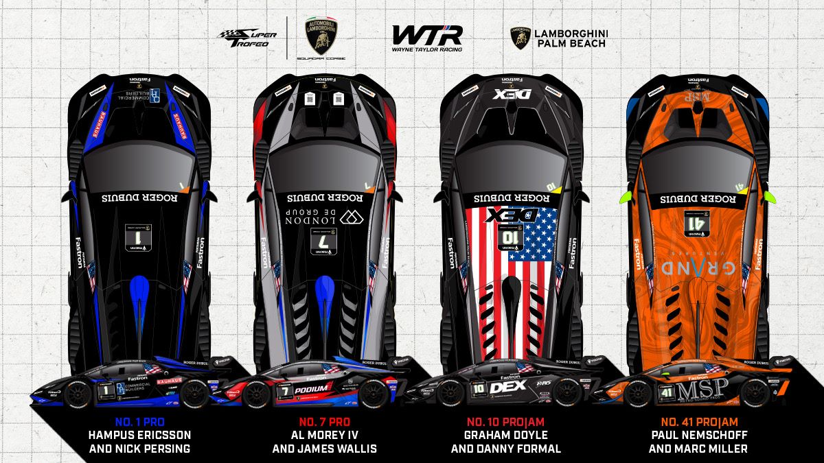 WTR Announces 2026 Lamborghini Super Trofeo Driver Line Up