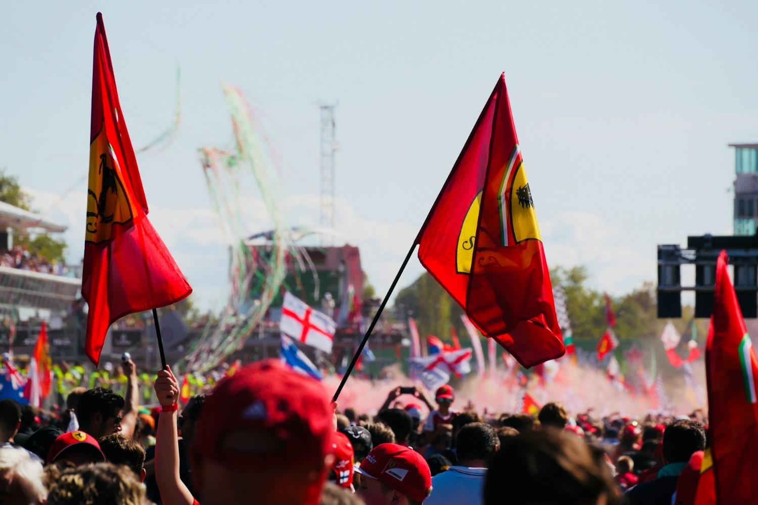 Ferrari Flags by Jacopo Marello on unsplash