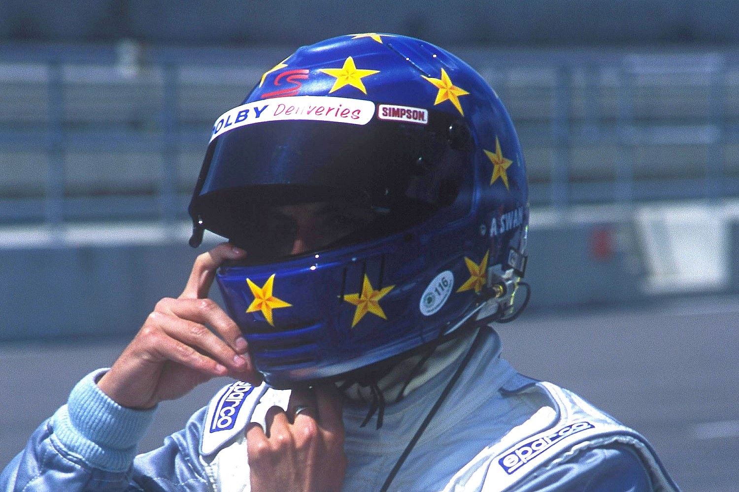 Race driver photo via Pexels