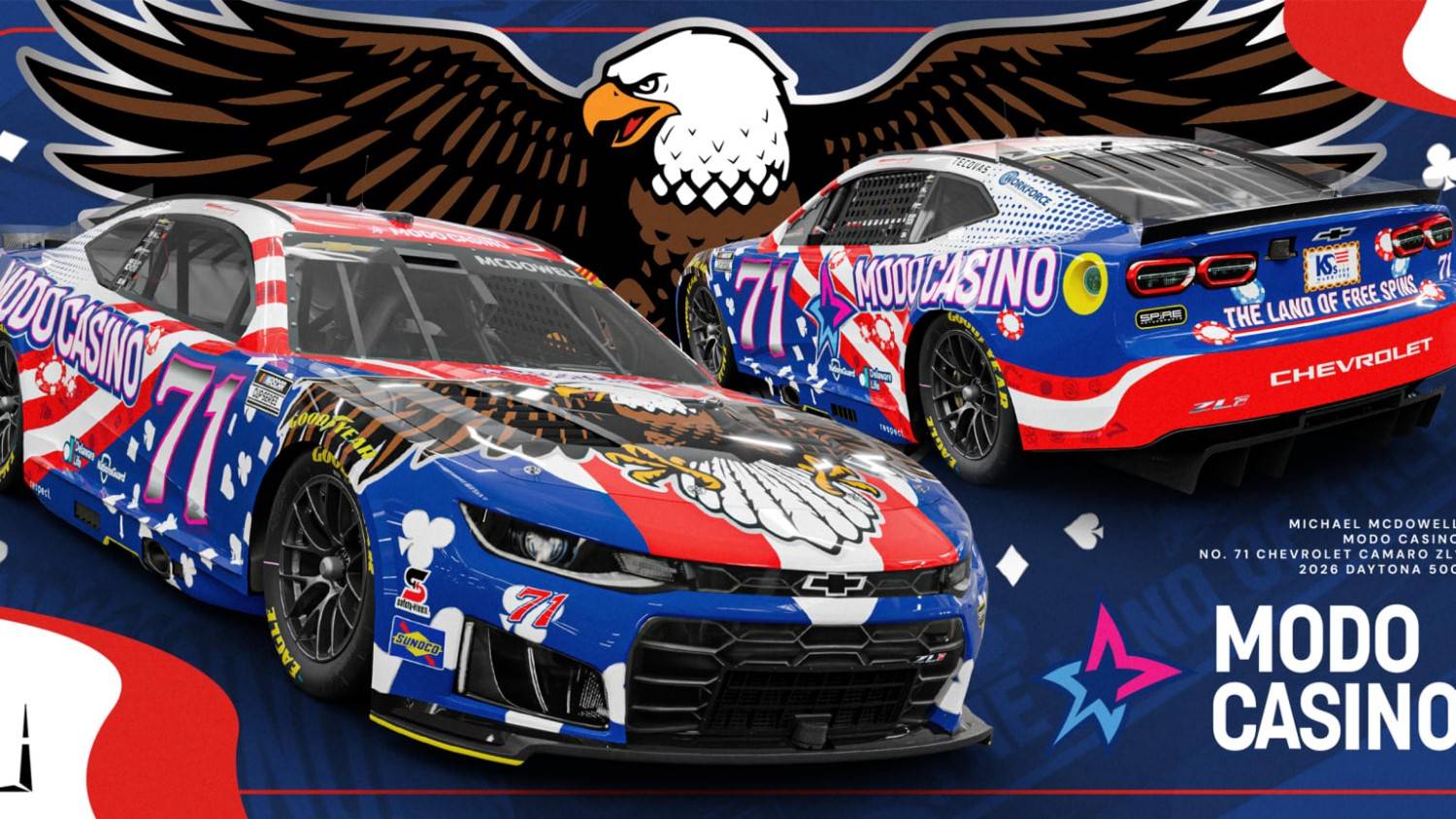 Spire Motorsports Extends Its Partnership with Modo Casino for 2026 NASCAR Cup Series Season