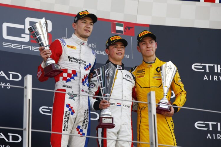 Leclerc crowned Champion as De Vries wins dramatic GP3 race