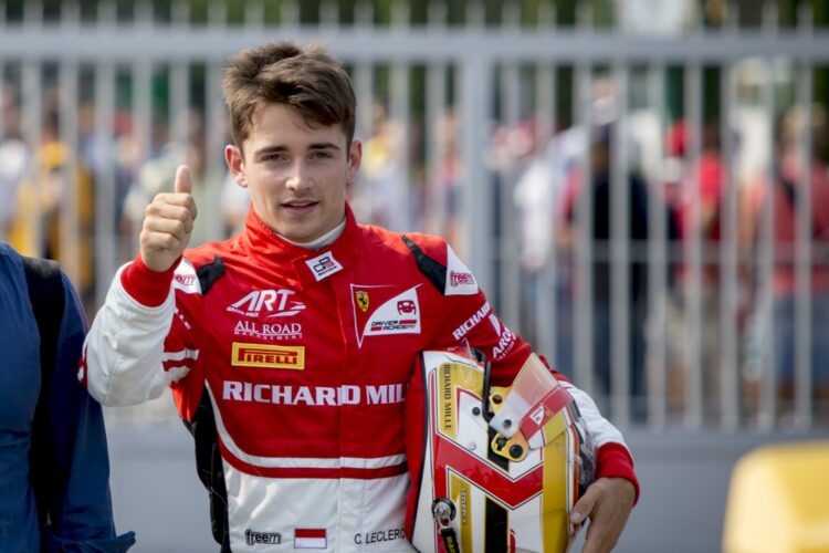 Leclerc flies to third pole in Monza