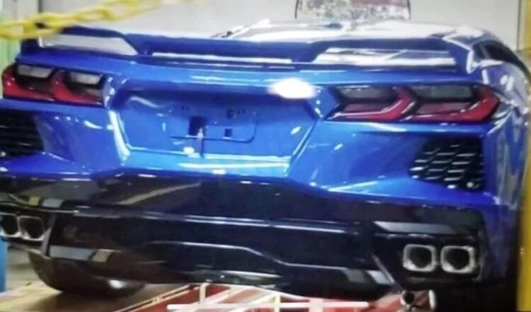 Corvette C8 rear photo leaked, or is it? (Update)