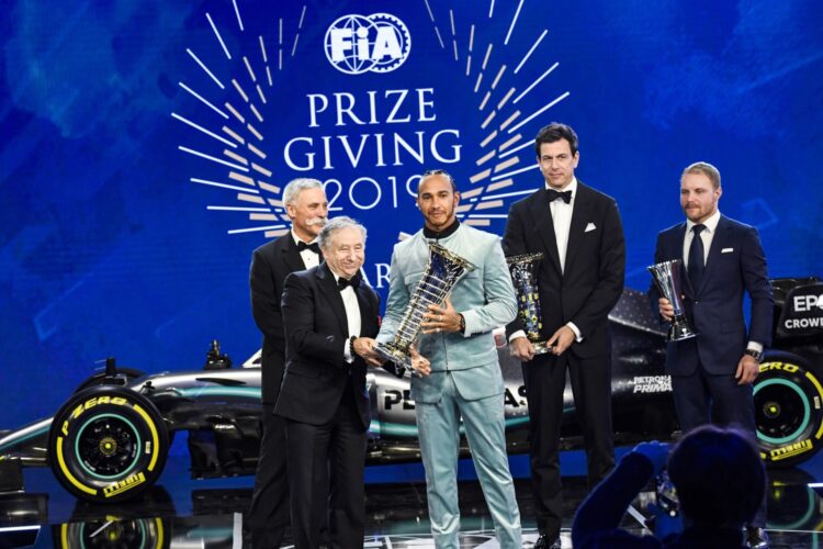 2019 FIA Prize Giving ceremony held