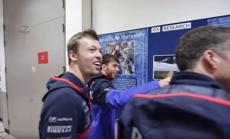 Video: Pierre Gasly & Daniil Kvyat visit NASA HQ!