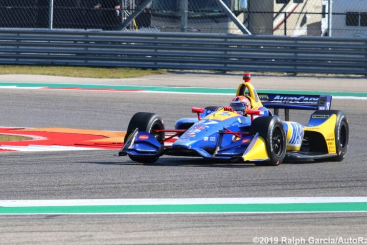 Rossi tops IndyCar practice 3 at COTA