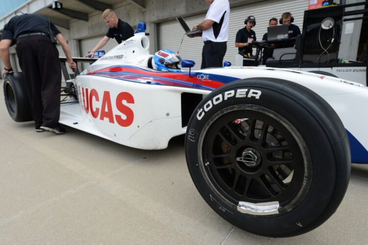 Cooper Tires Concludes Initial Indy Lights Tire Test