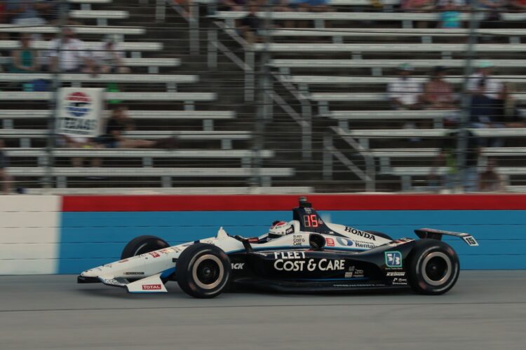 Rahal and Newgarden fry in Texas
