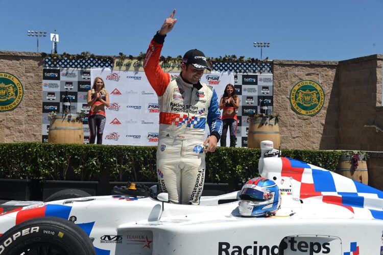 Harvey Wins in Sonoma to Ensure Final Race Indy Lights Shootout
