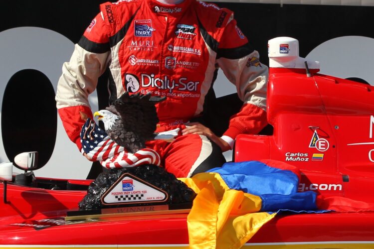 Munoz wins Indy Lights snoozer