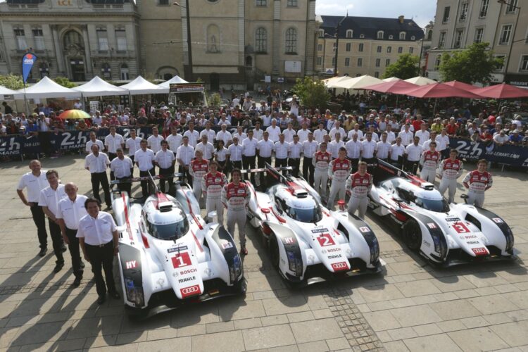 Audi receives warm welcome in LeMans