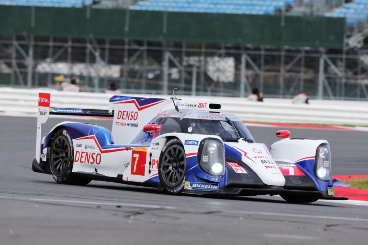 Toyota grabs pole at Silverstone