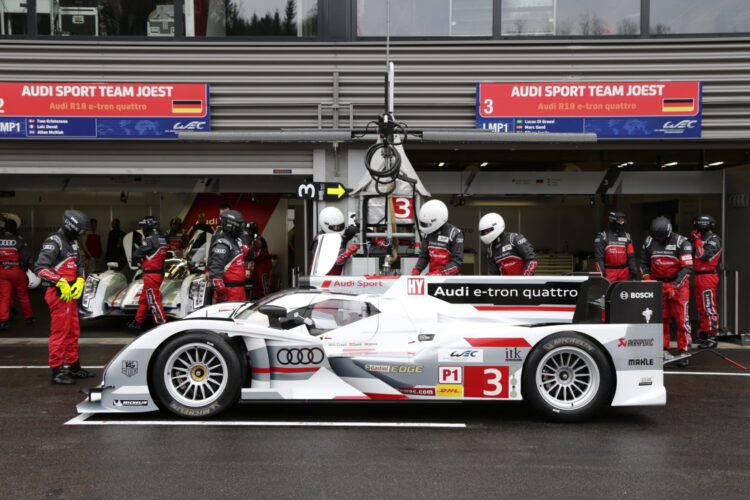 Audi goes to Le Mans aerodynamically optimized