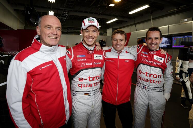 Audi on pole position for the fifth time