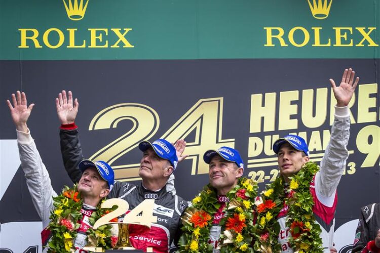 Kristensen, McNish and Duval win LeMans for Audi