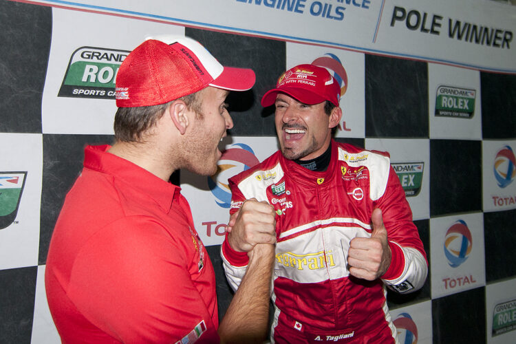 Alex Tagliani Gives Ferrari 458 Italia Kansas Speedway Pole