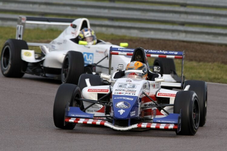 Brabham Finishes Second, is Moral Victor in FR BARC Finale at Rockingham