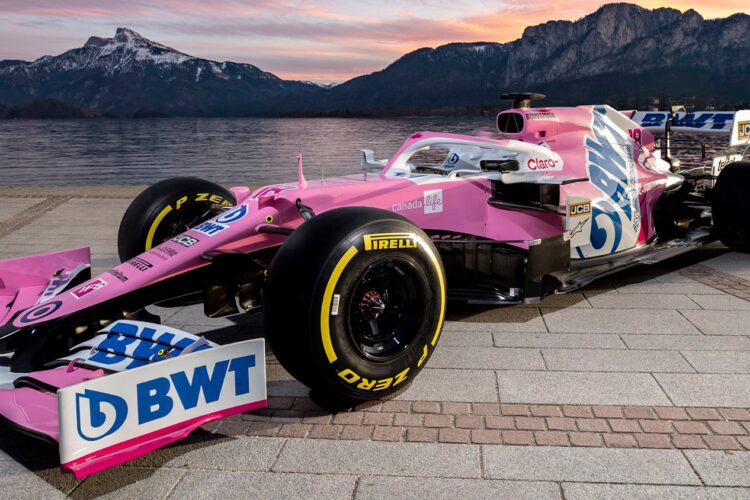 Racing Point reveals 2020 F1 livery