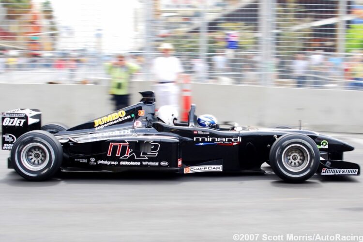 Minardi F1x2 made its debut in Las Vegas