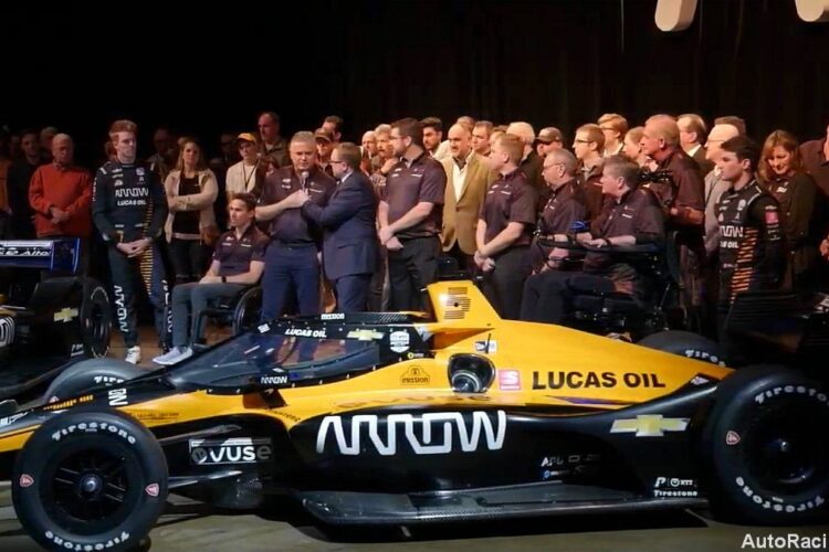 Omologato celebrates 2020 with Arrow McLaren SP partnership