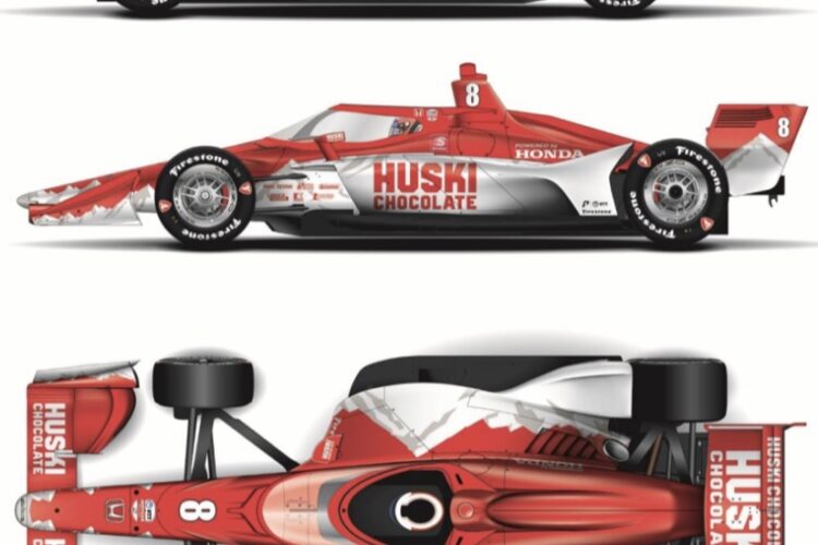 Chip Ganassi Racing Partners with Huski Chocolate for No. 8 Indy Car in 2020