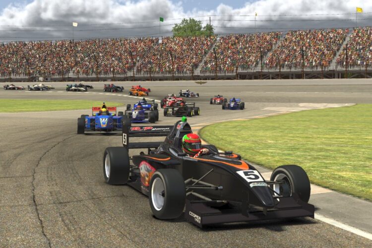 Denes Edges Eves in Road to Indy eSeries Indianapolis Thriller